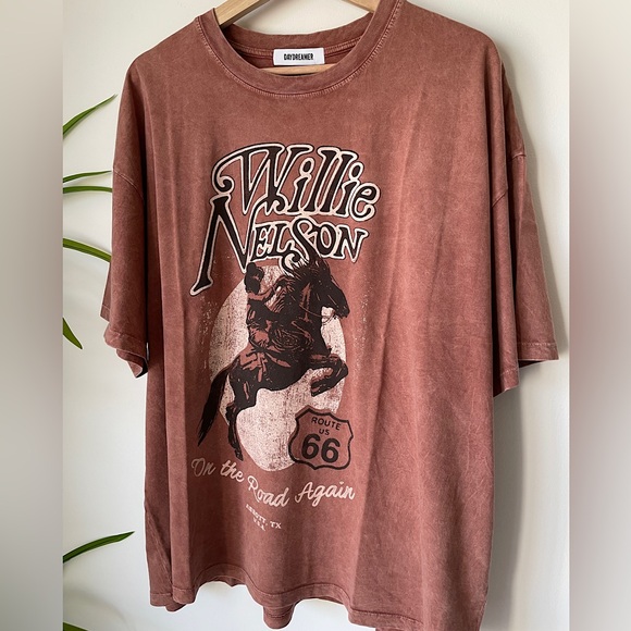 NEW Free People Daydreamer Willie Nelson
Route 66 One-Size Tee - Picture 12 of 16